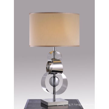Lampe de table décorative en cristal en acier inoxydable (BT6002)